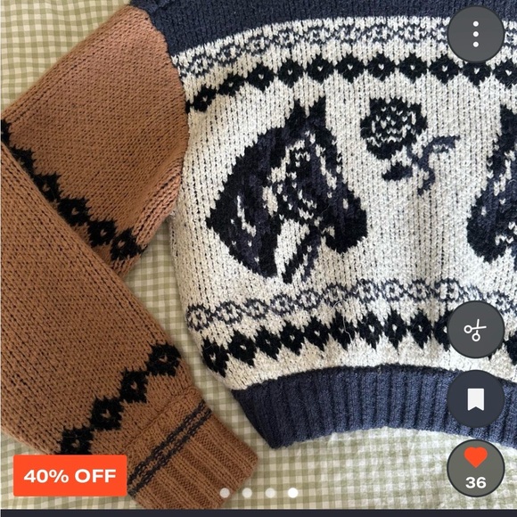 Free people lucky sweater bomber cardigan - Picture 4 of 6